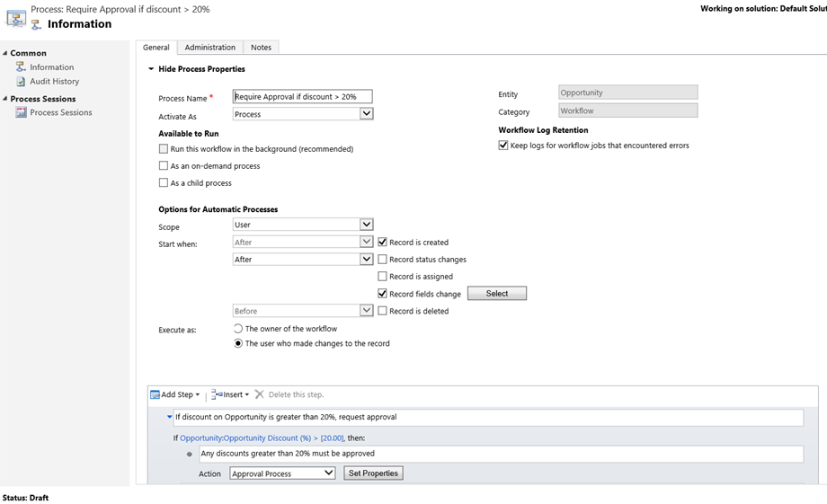 4.dynamics 365 action